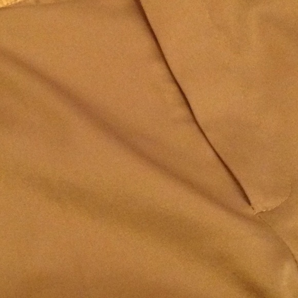 VTG caramel color satin bootleg pants by A. Byer - Picture 3 of 9